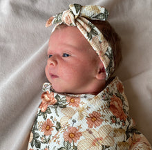 Load image into Gallery viewer, ENGLISH ROSE - Jersey Waffle Swaddle
